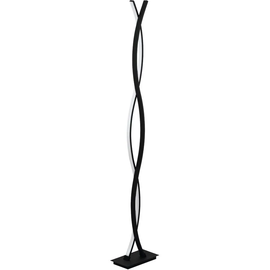 Eglo Stehlampe Lasana 3 Schwarz/Weiss Aluminium/Kunststoff/Stahl 13 cm 25 cm - LED - Lichtfarbe: Warmweiss - Material: Aluminium/Stahl/Kunststoff -