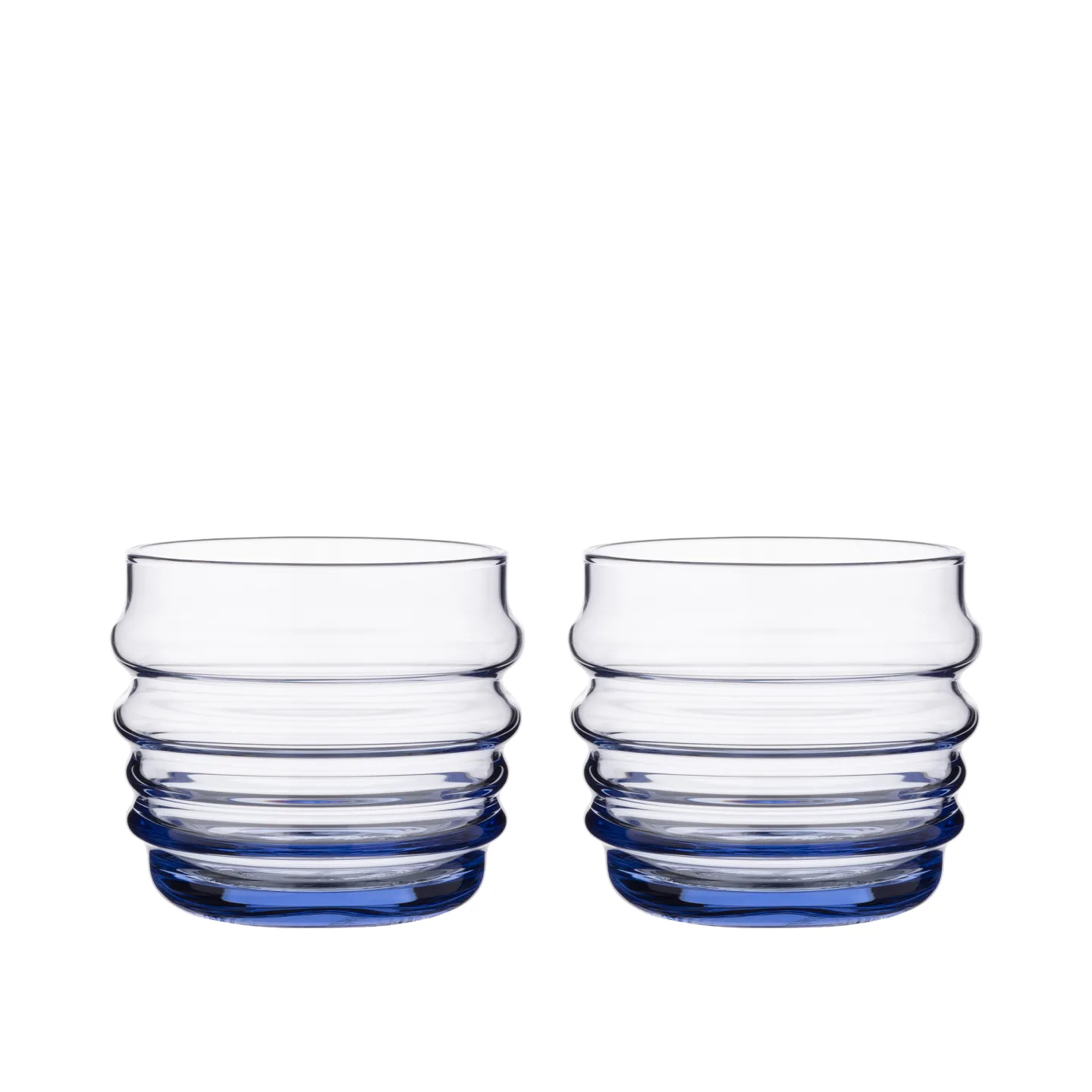 Marimekko - Sukat Makkaralla 2 x tumbler - Dricksglas - Anu Penttinen - Blå - Glas
