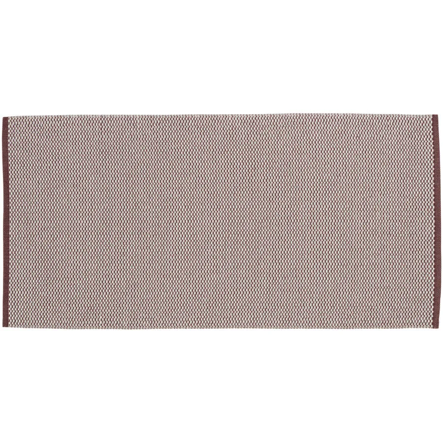 HORREDSMATTAN Teppich Orust red Gefleckt/Meliert Wolle/Polyester 75 x 350 cm