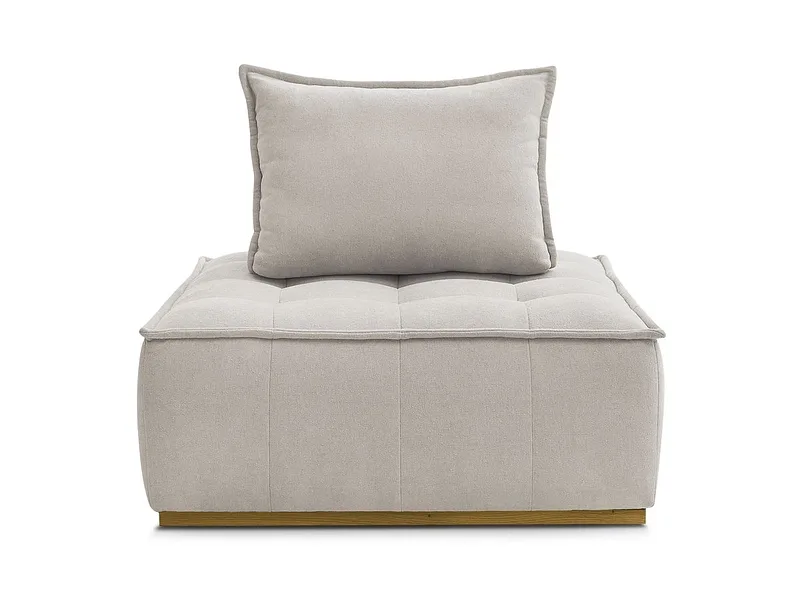 Modulare Sessel für Sofa BOBOCHIC ELISA Stoff mit Textur beige