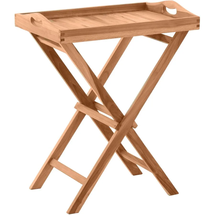 Beistelltisch Veit natur Teak B 60 T 40 cm