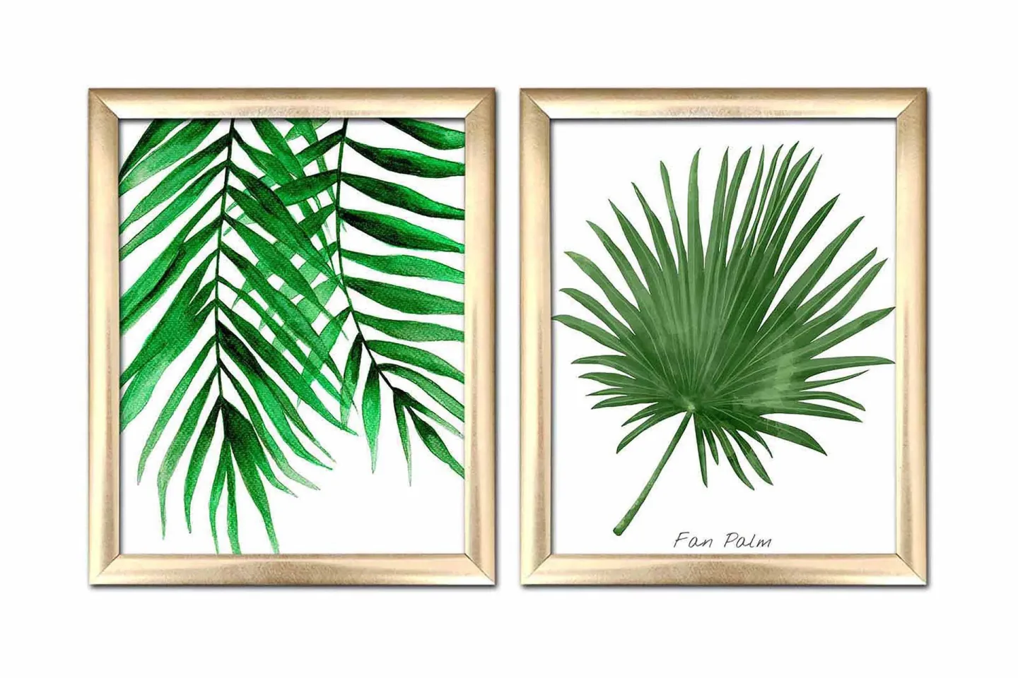 Tavla Floral med Ram 2-pack Flerfärgad - 23,5x28,5 cm