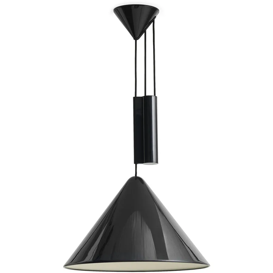 Designer-Pendellampe HAY Compass E27 schwarz D 16 cm