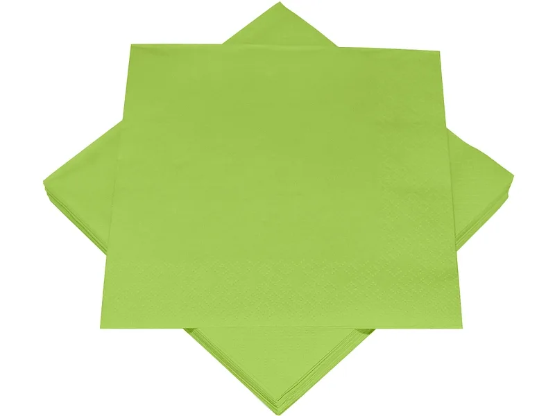 Set 20 Servietten SWAN Papier grün