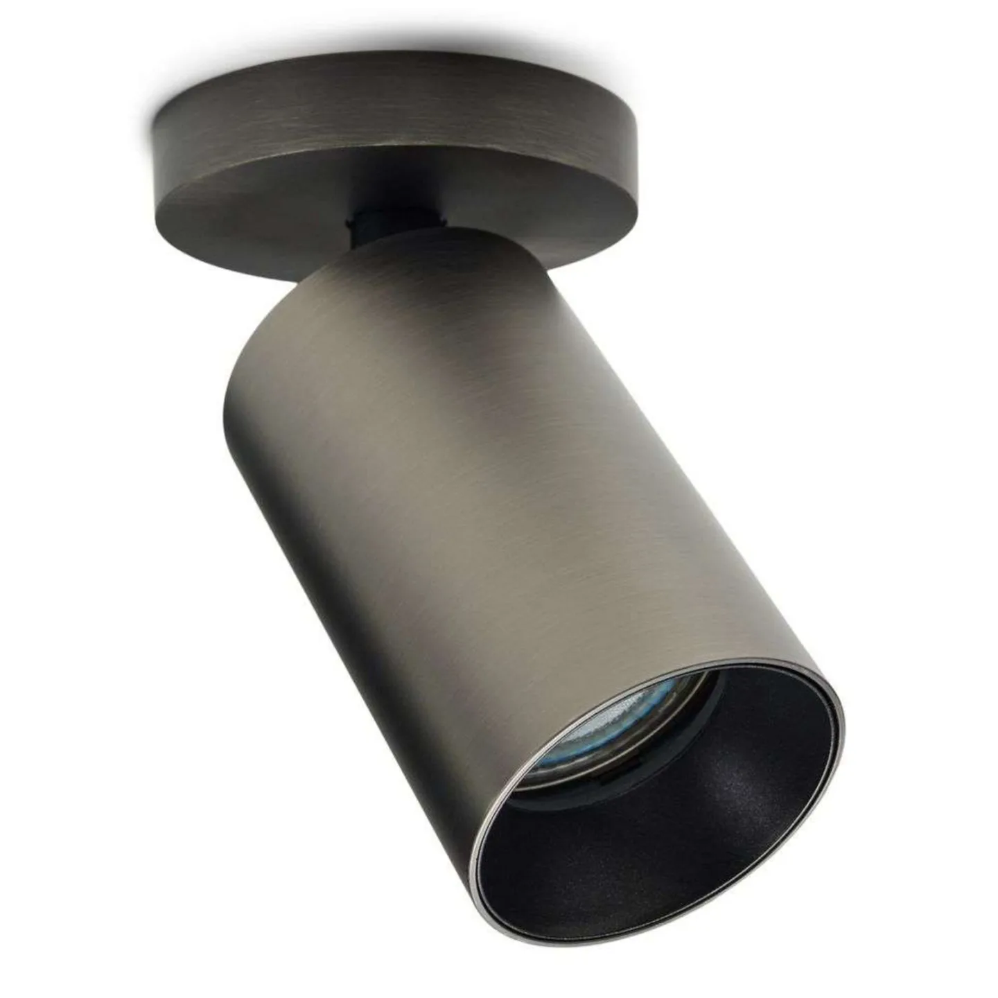 SpotOn1 Circle Taklampe Titanium - Antidark - Stue - Aluminium