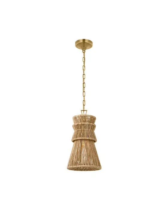 Antigua 10" Pendant Natural Abaca