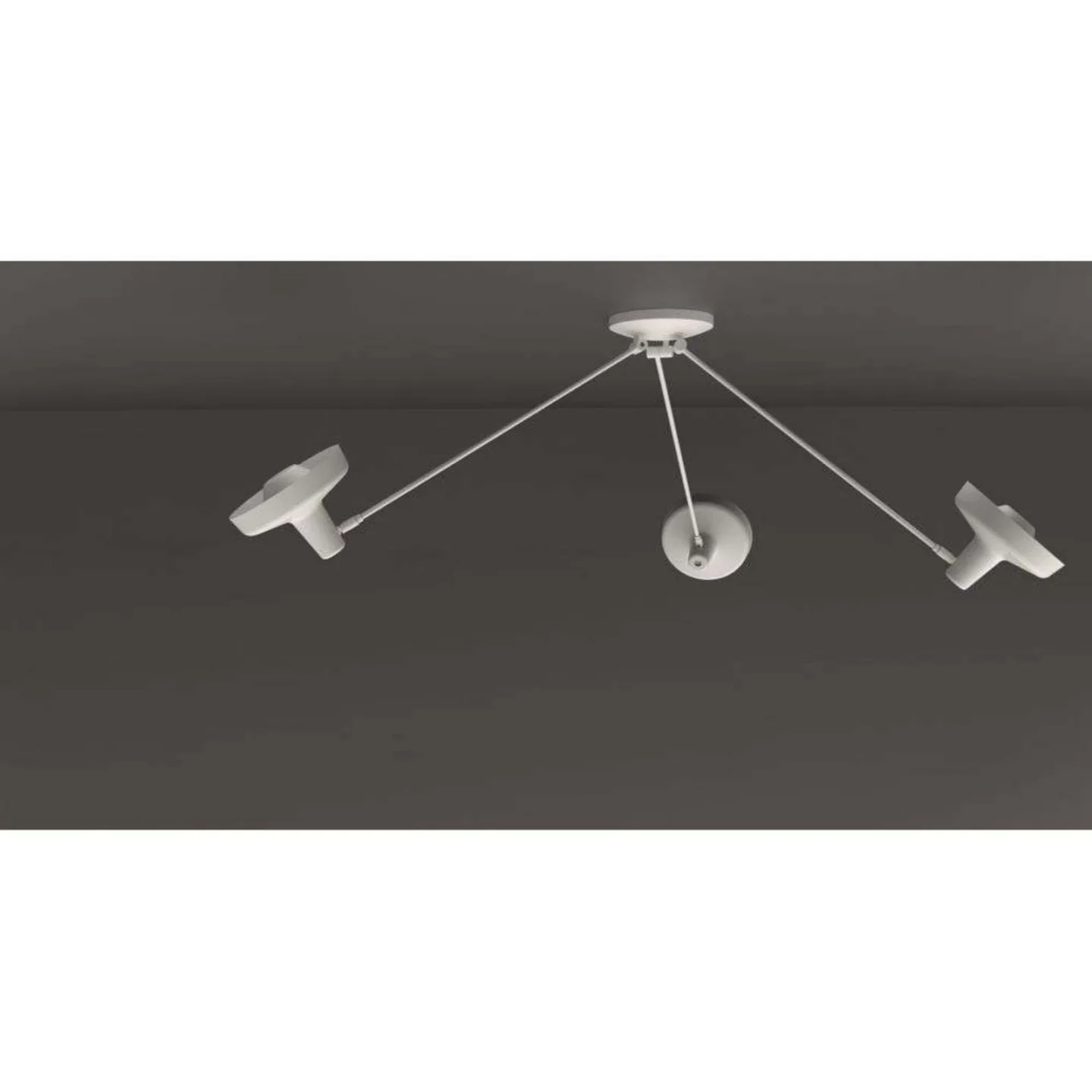 Arigato Palace Triple Deckenleuchte Weiß - Grupa - Küche - Aluminium