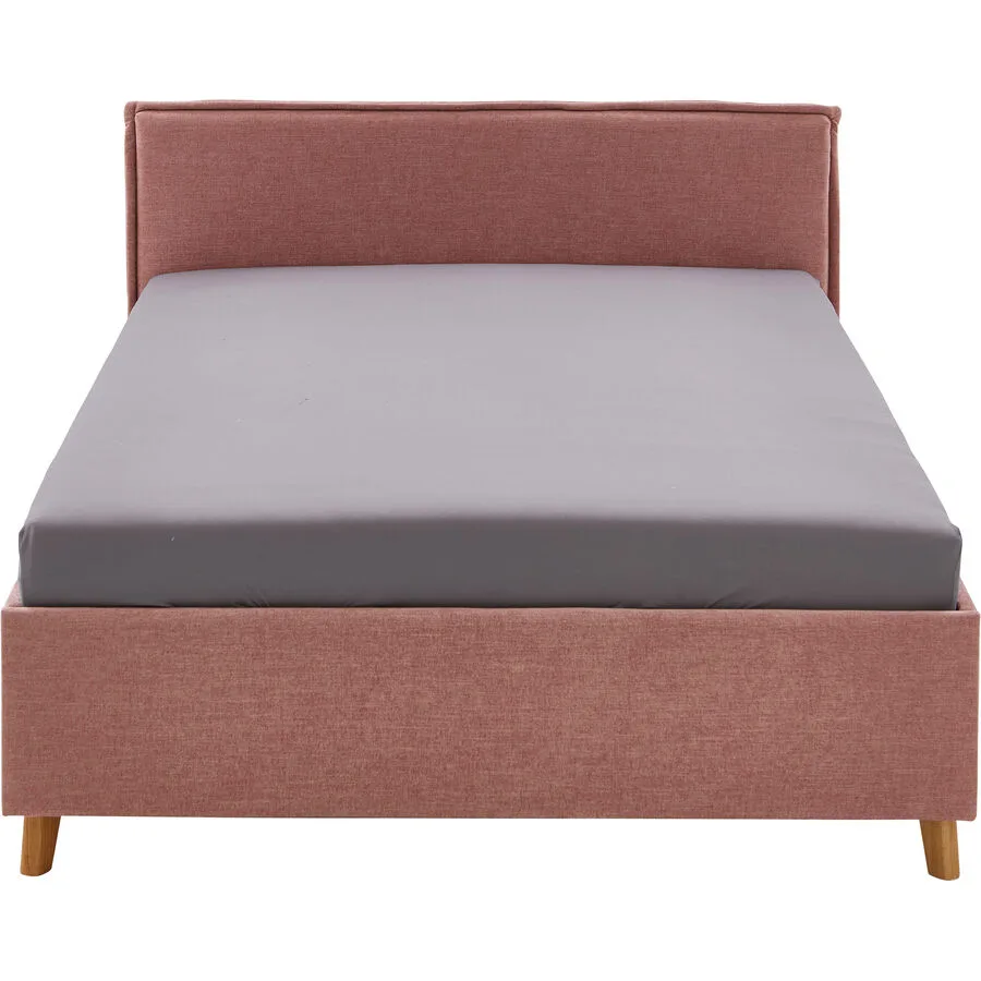 Kinderbett Falia rose Holz 140 x 200 cm
