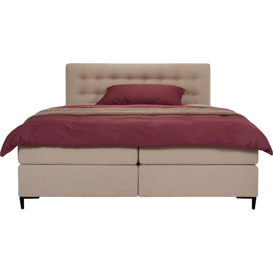 Superba Boxspringbett Liz&Louis Beige Stoff 160 x 200 cm