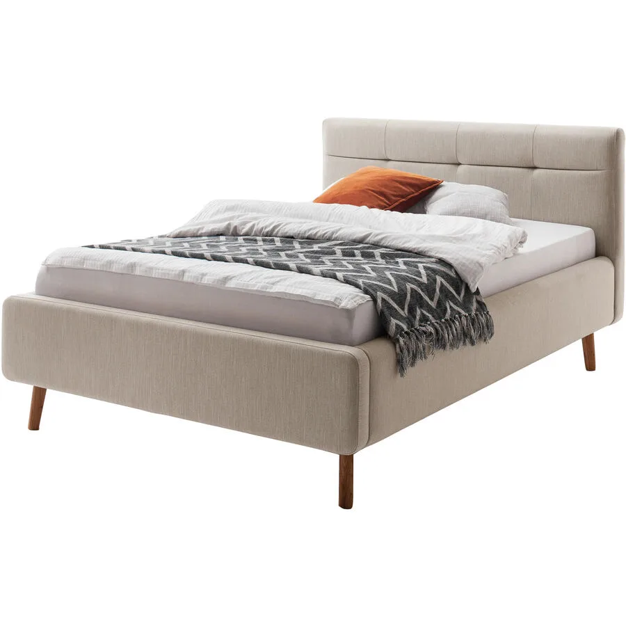 Bett Euvil Beige Polyester 140 x 200 cm