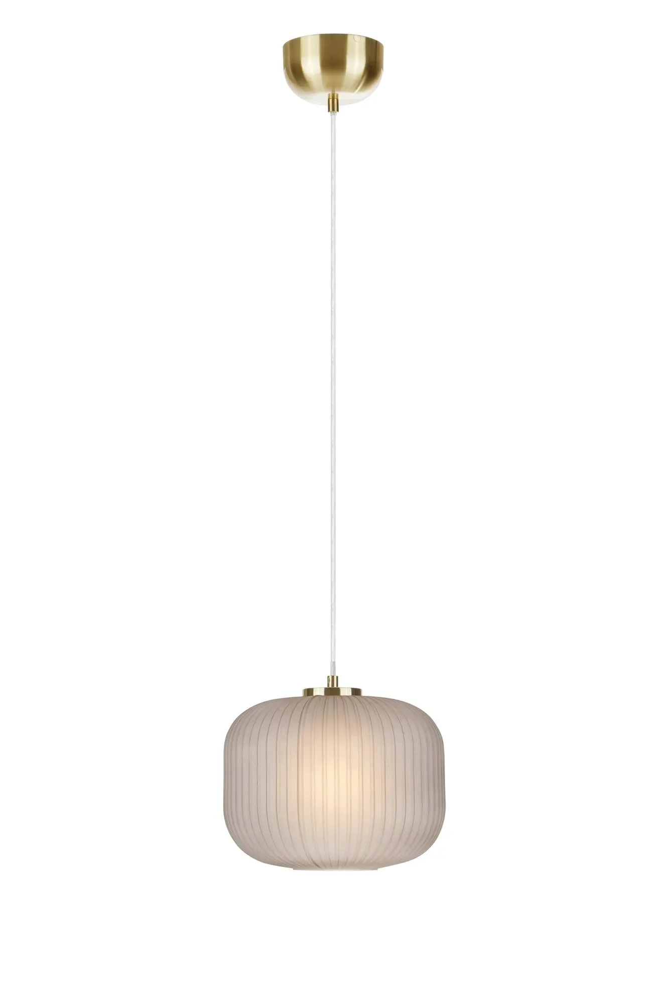 Sober Deckenlampe Messing/Rauch