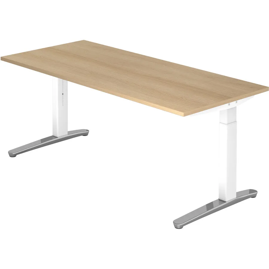 Schreibtisch Office eiche Holzwerkstoff B 180 T 80 cm