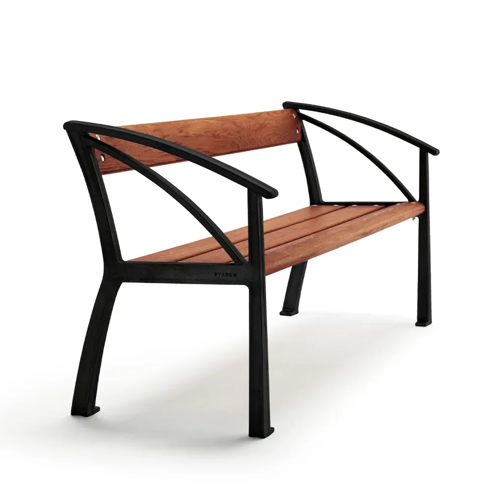 Byarums bruk Vasa soffa Mahogny, svart stativ