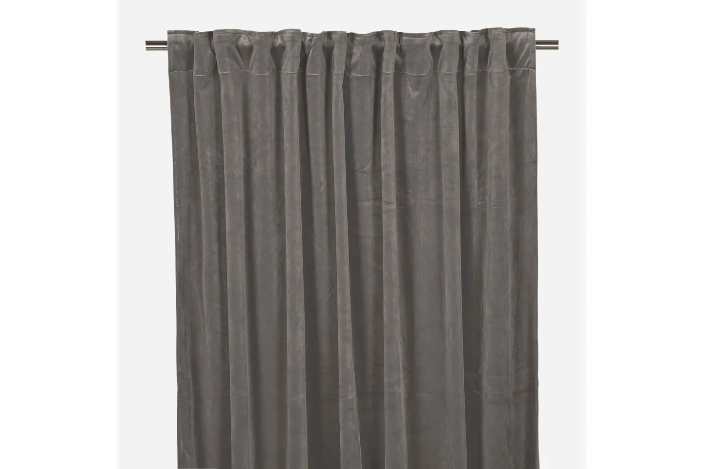 Velvet Gardinlängd 140x280 cm - Grafitgrå