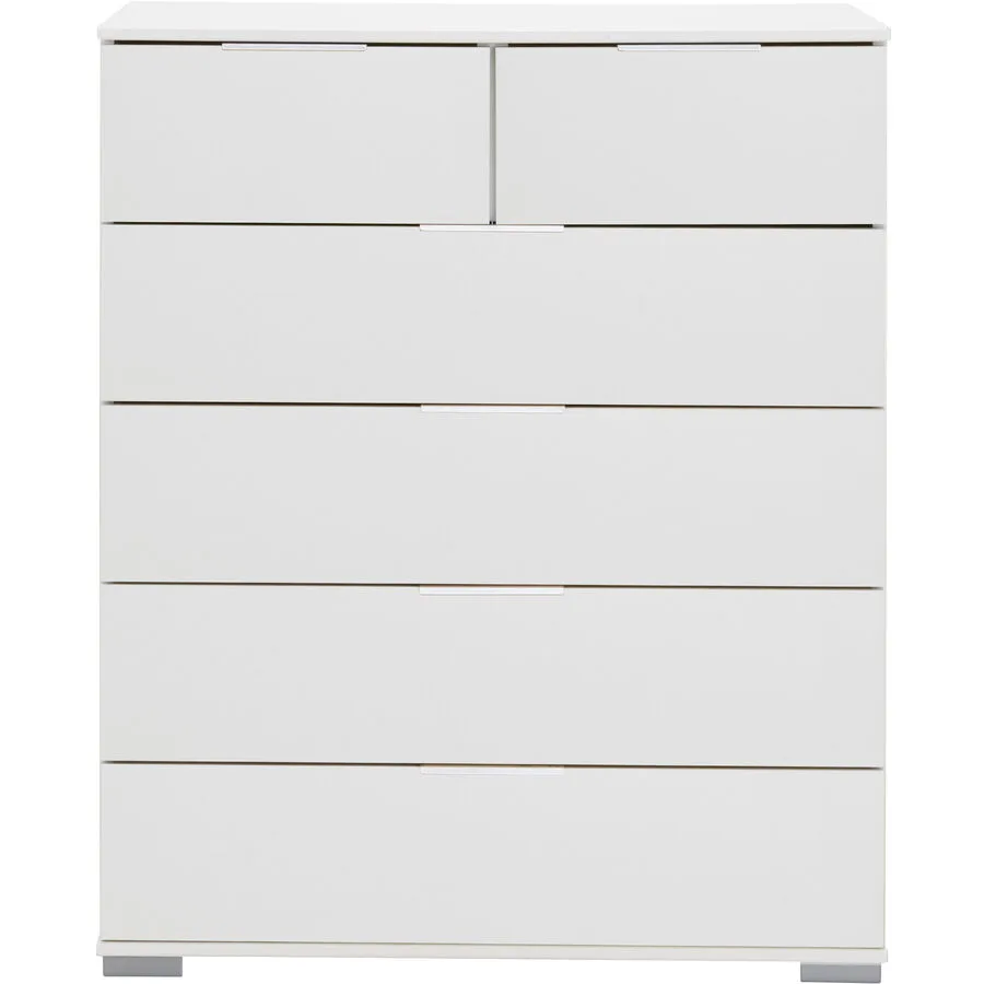 Kommode Peyton A Weiss Holzwerkstoff 82 cm 42 cm