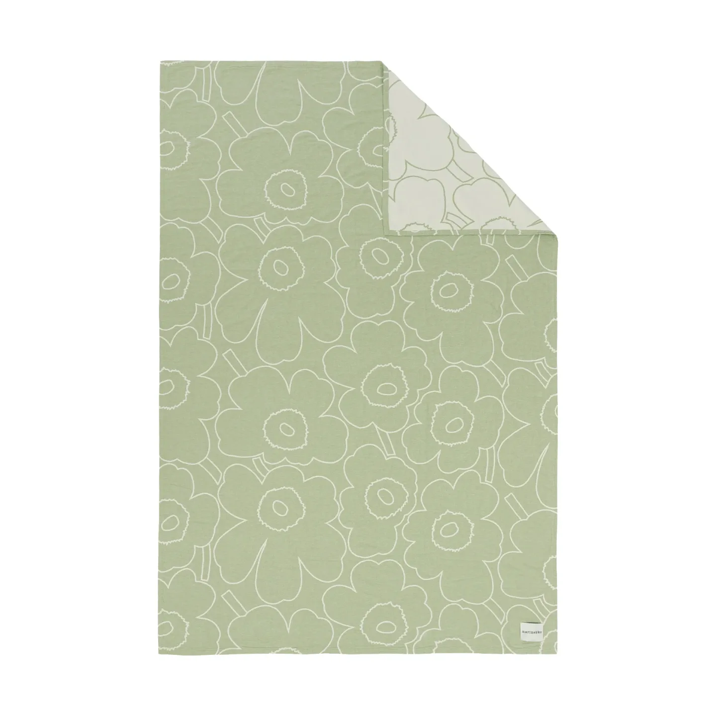 Marimekko Piirto Unikko Tagesdecke 160x260 cm Pear-off white