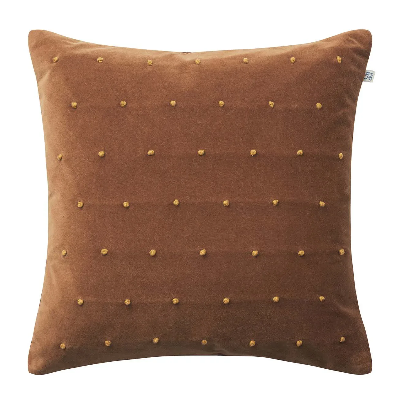 Chhatwal & Jonsson Roma Kissenbezug 50 x 50 cm Cognac-Masala Yellow