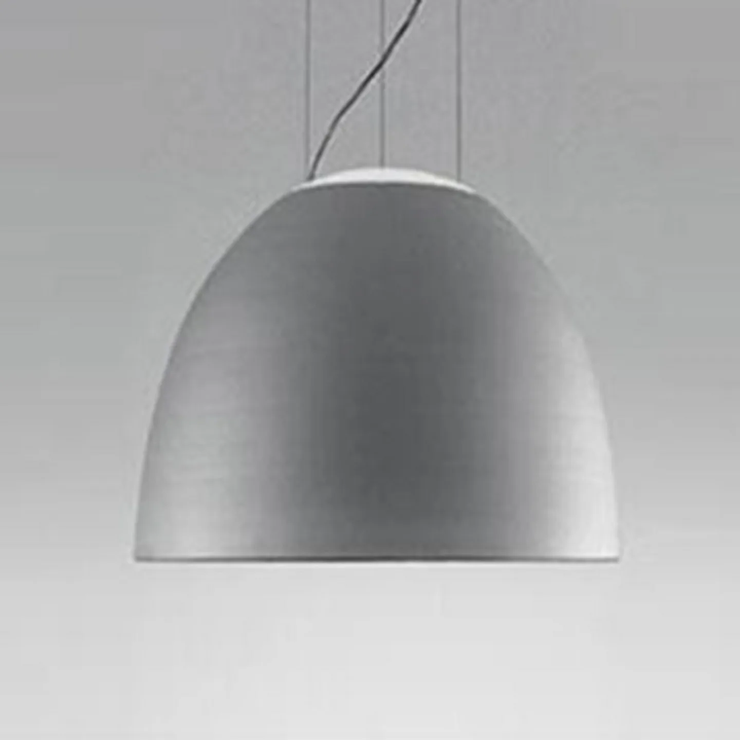Nur Mini LED S Pendelleuchte Alu - Artemide - Wohnzimmer - Design - Metall - Einflammig