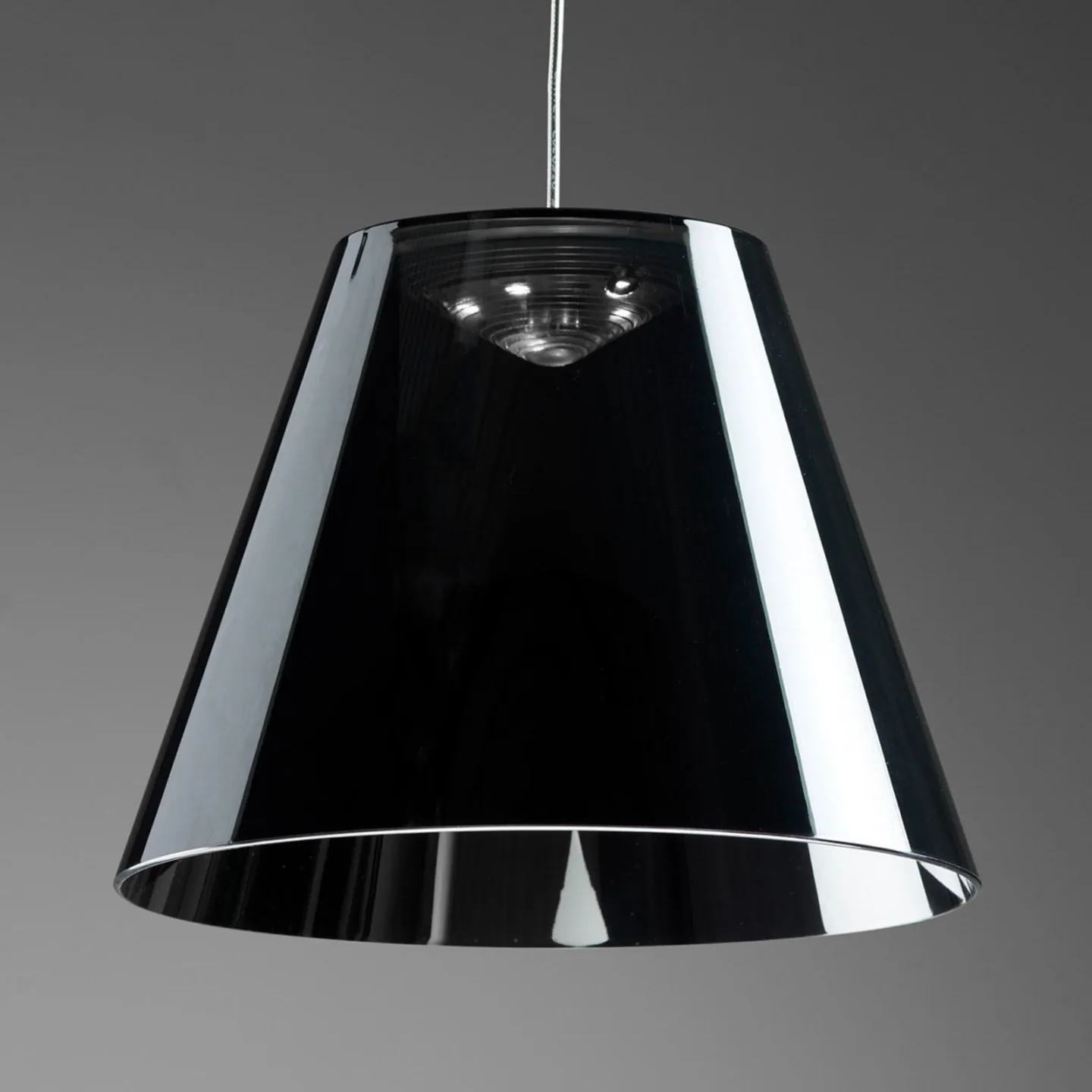 Dina Pendelleuchte Schwarz - Rotaliana - Wohnzimmer - Design - Kunststoff - Einflammig