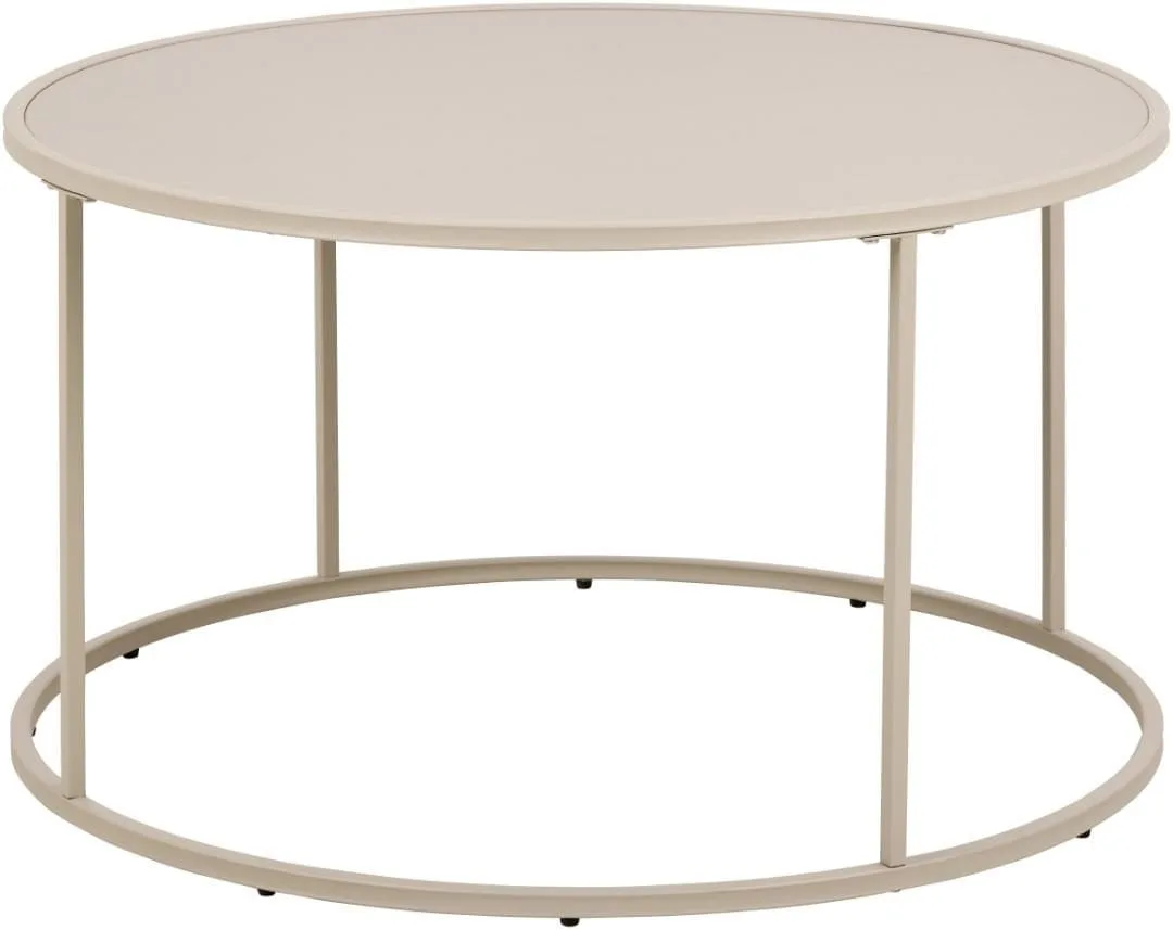 Hasslevik Soffbord 80 cm Rund - Varmgrå