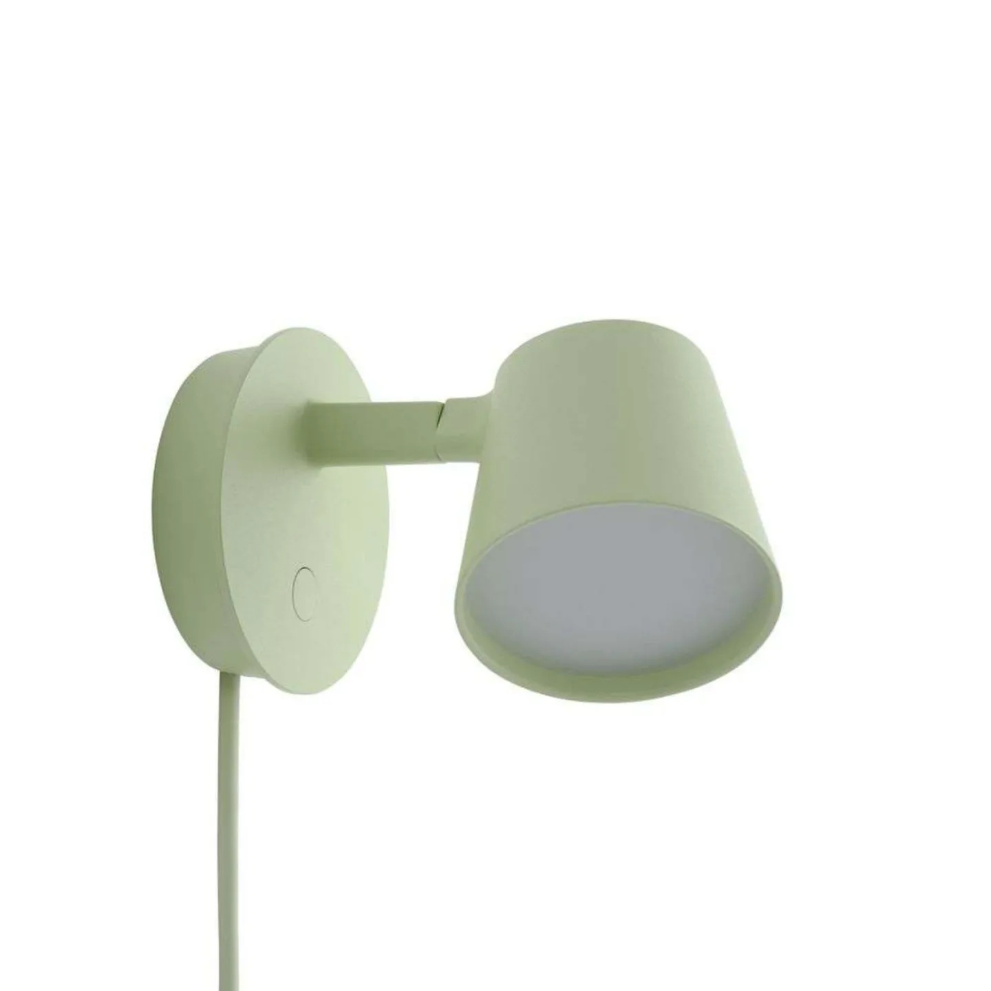 Tip Wandleuchte Light Green - Muuto - Wohnzimmer - Aluminium