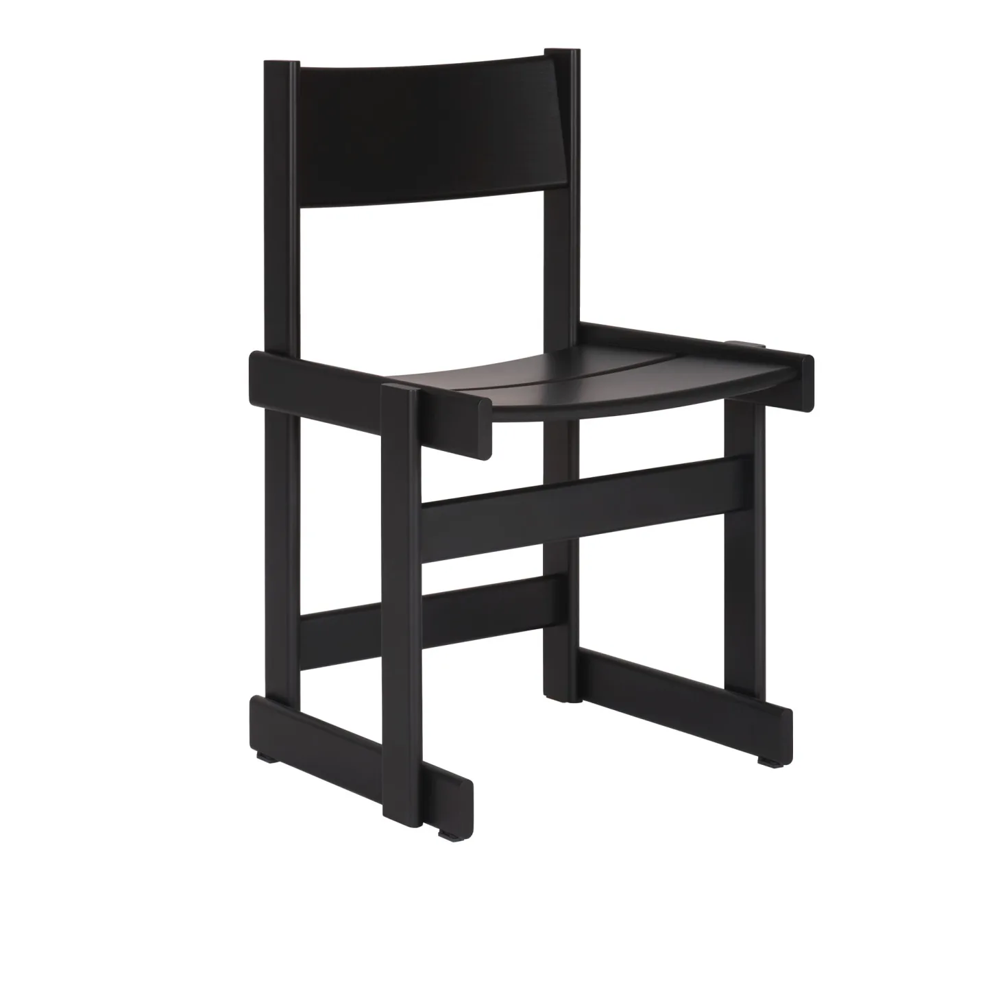 HEM - Bullnose Chair Black - Matstolar - Svart - Trä