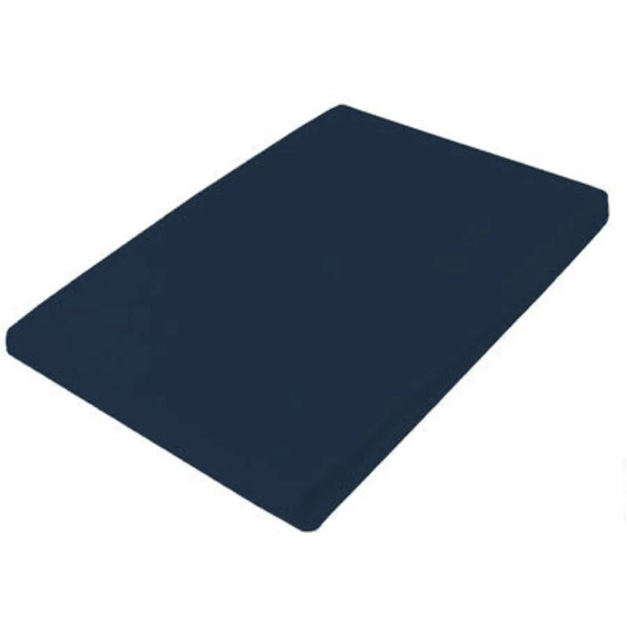 Living Home Fixleintuch Uni marine Baumwolle 160 x 200 cm