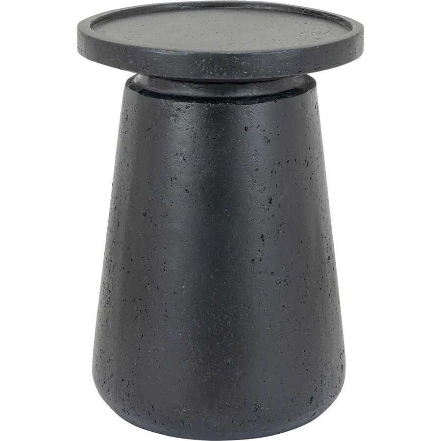 Beistelltisch Vlora Schwarz Zement 38 cm
