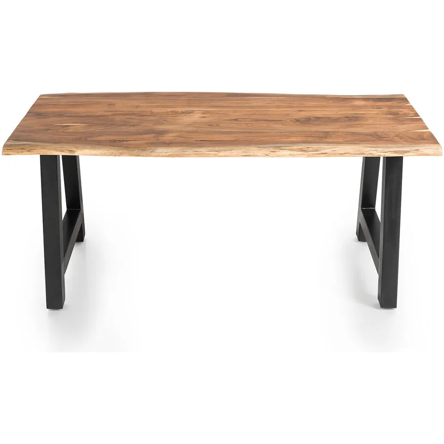 Tisch Gerardo natur Akazie Massivholz B 200 T 100 cm