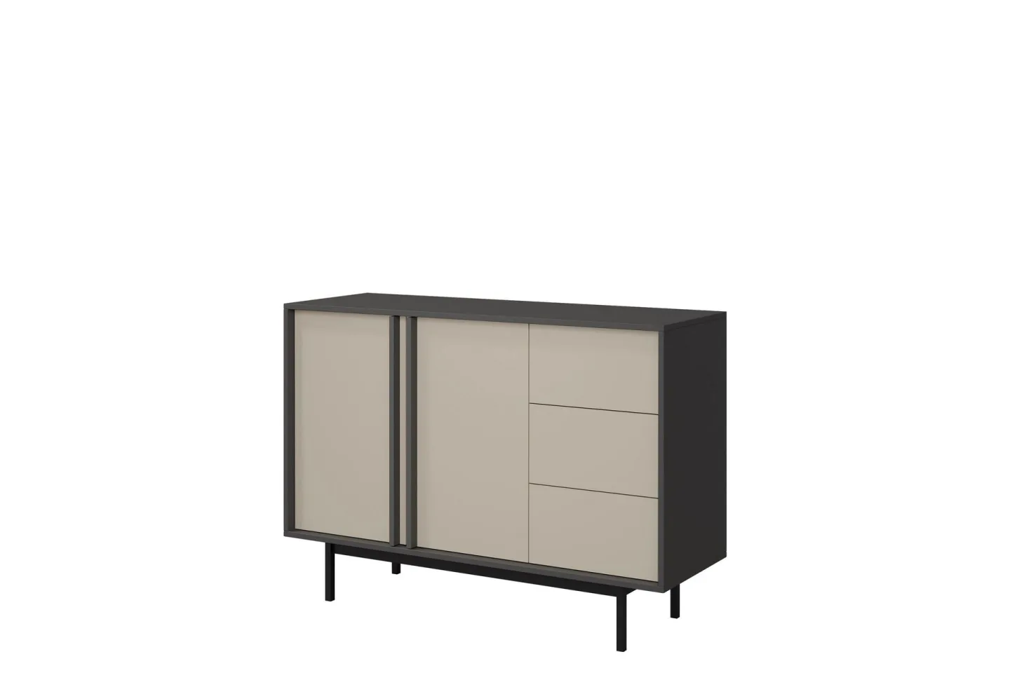 Farshian Skänk 123x43 cm - Grå/Beige