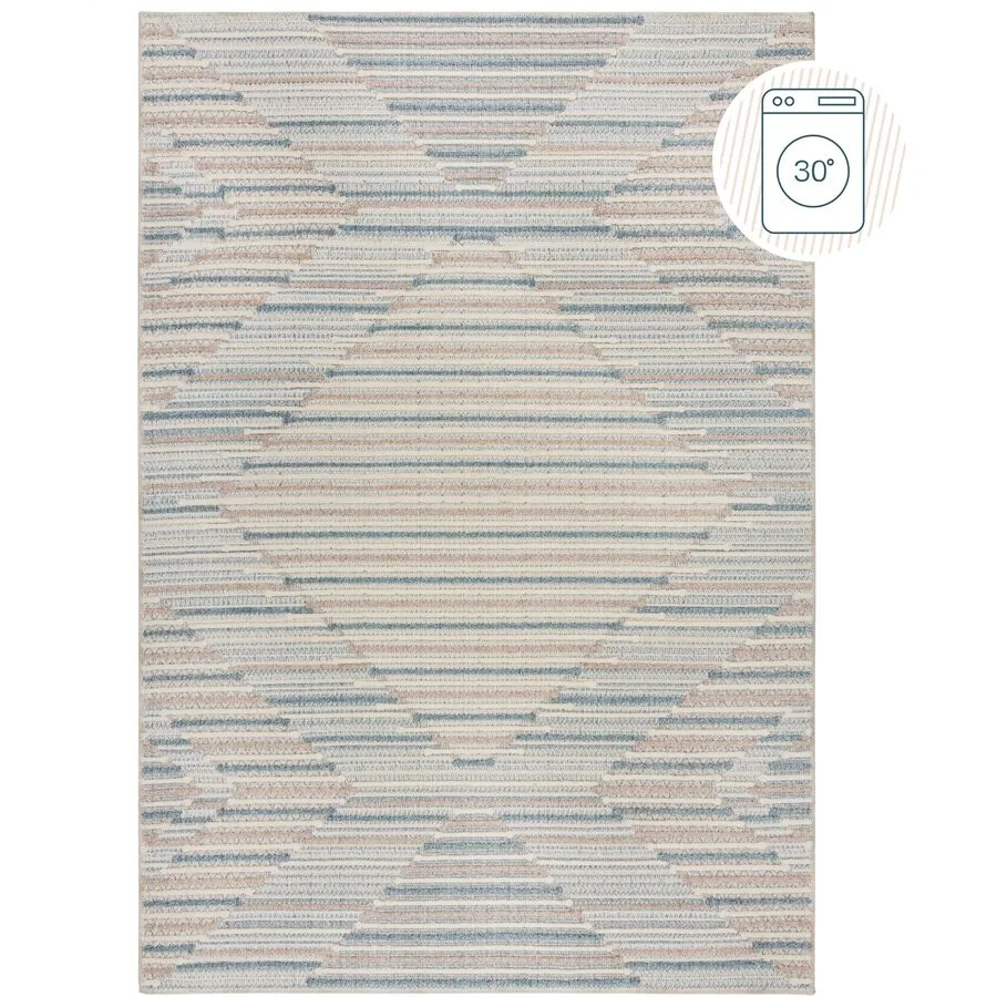 Teppich Jazz natur Symmetrie Mischgewebe 78 x 150 cm
