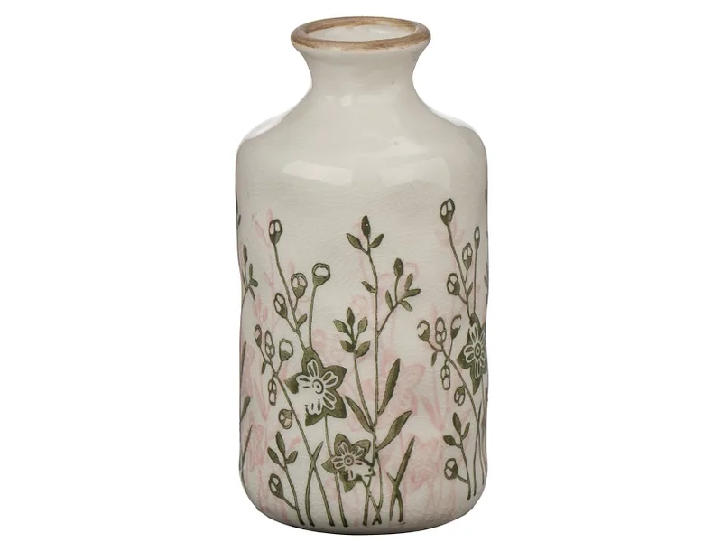 Vase LILY 10.5x10.5x21cm grün