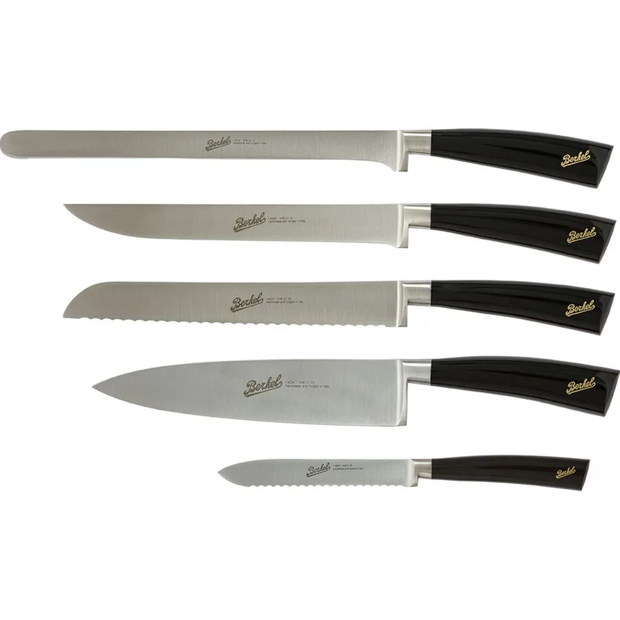 Berkel Messer-Set Elegance schwarz Stahl