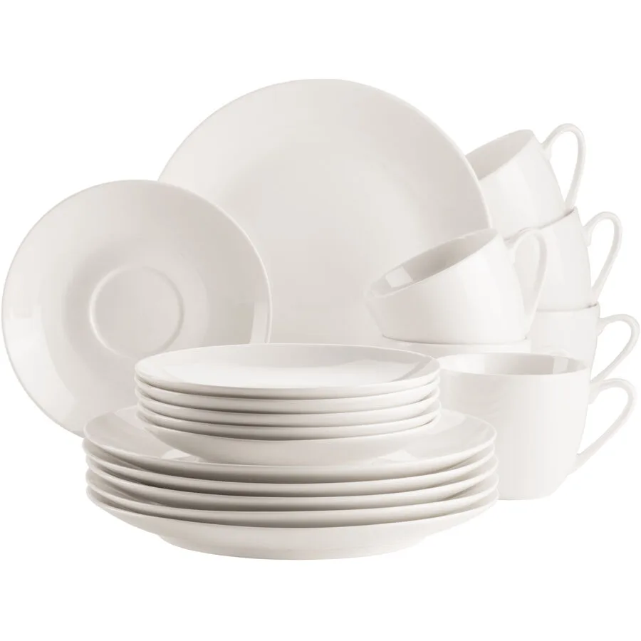 Geschirr-Set Belmira Weiss Porzellan