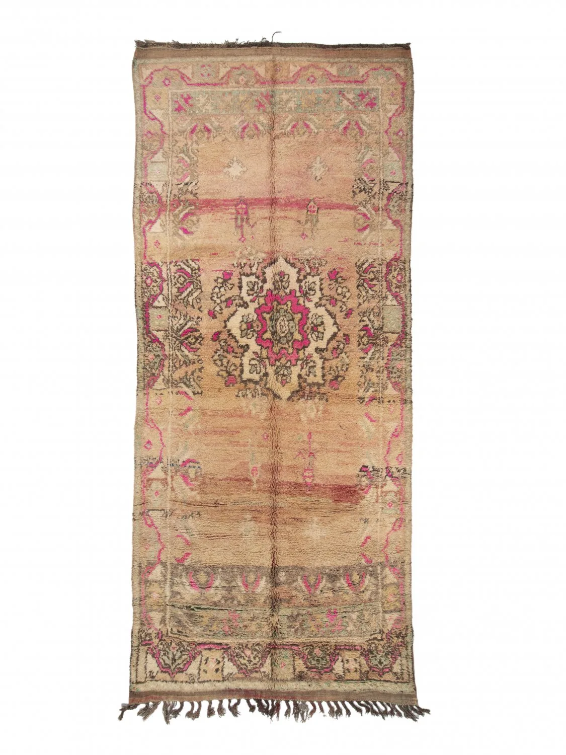 Kelim-teppe Marokkansk Azilal Special Edition 450 x 190 cm (Størrelse: 450 x 190 cm)
