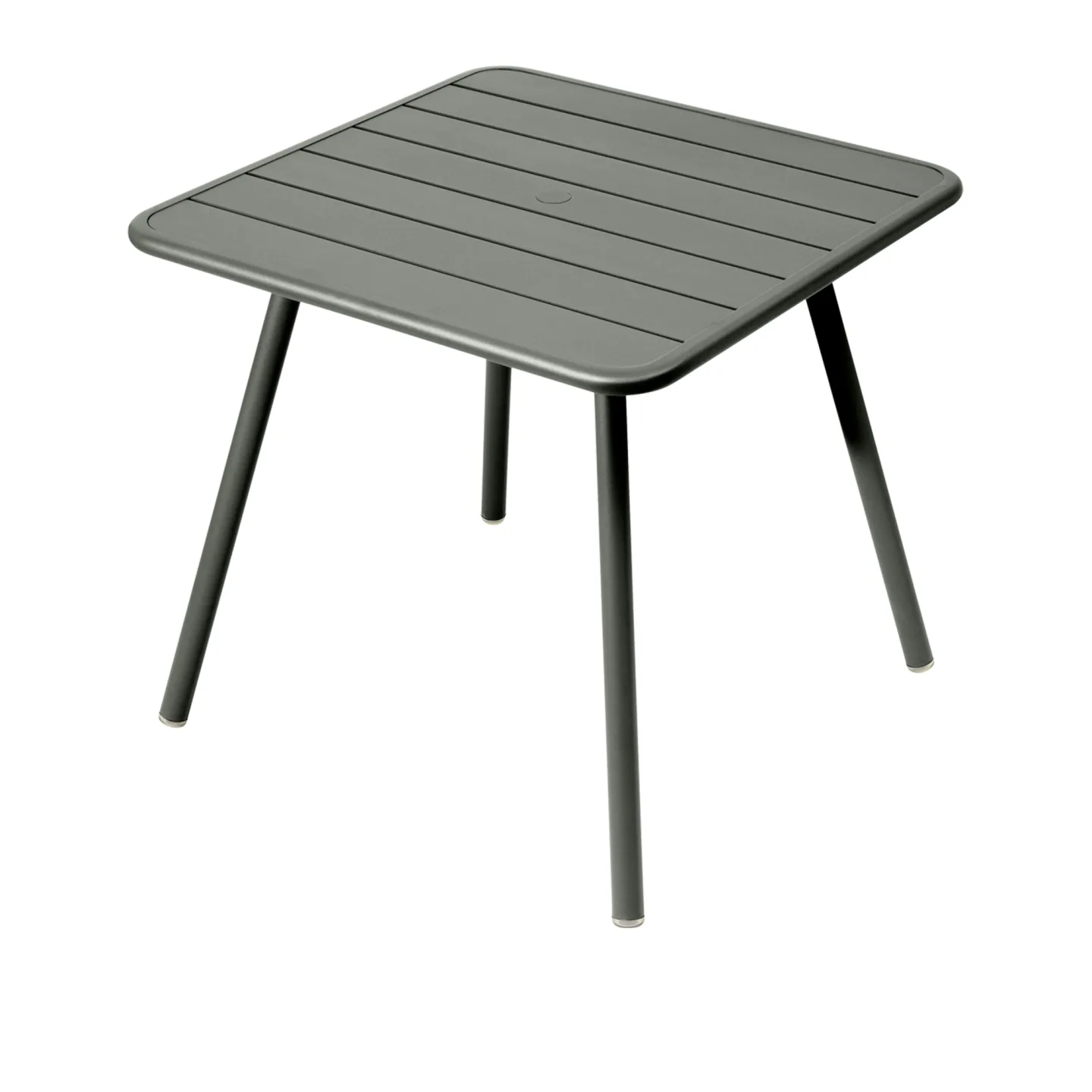 Fermob - Luxembourg Four Leg Table 80 x 80 cm, Rosemary - Matbord utomhus - Frédéric Sofia - Grön - Metall