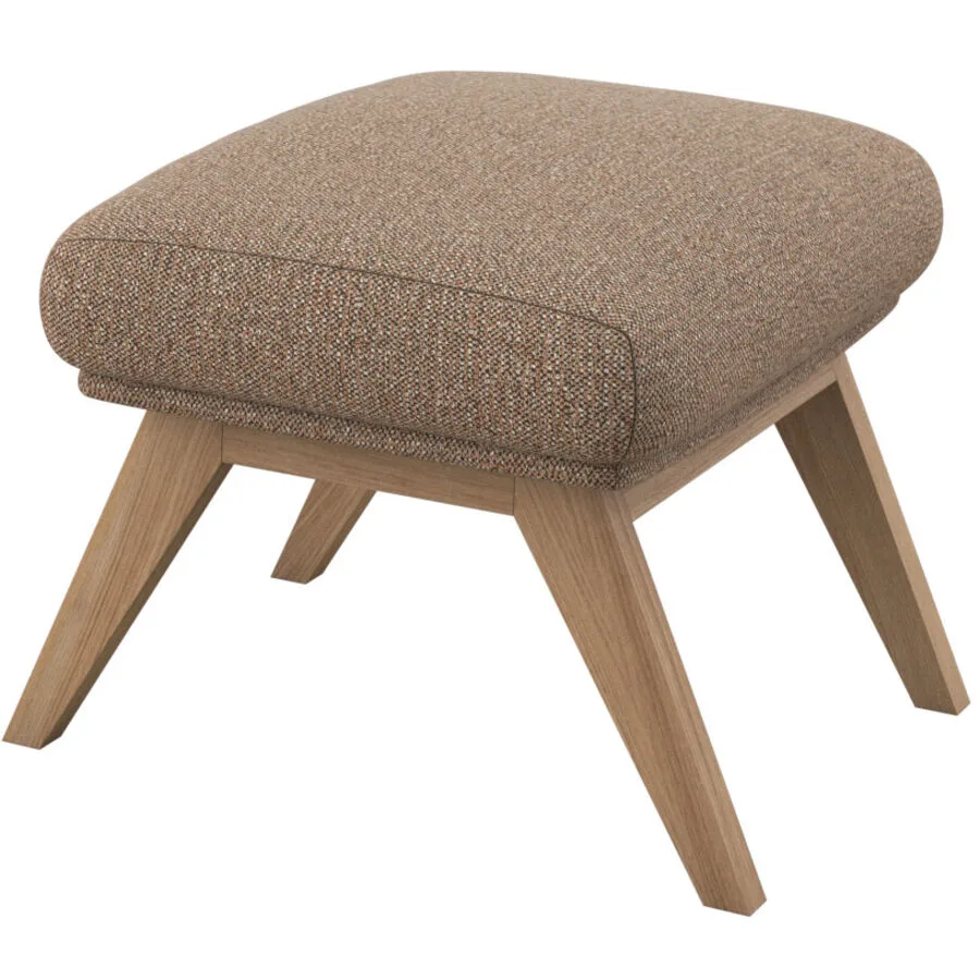 Hocker Halani Haselnuss Stoff B 41 T 54 H 41 cm