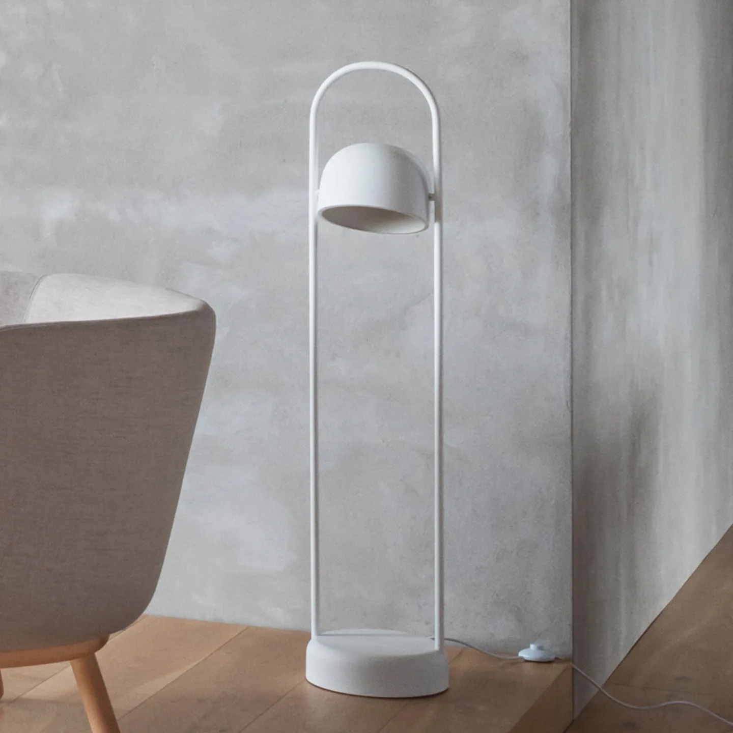 Quay gulvlampe White - PLEASE WAIT to be SEATED - Stue - Moderne - Metal - Med én lyskilde