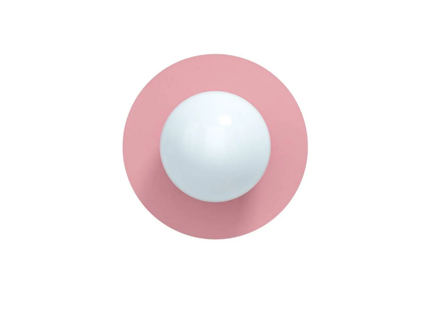 Candy Big Circle 360 L Wandleuchte, pink - Swedish Ninja - Wohnzimmer - Metall