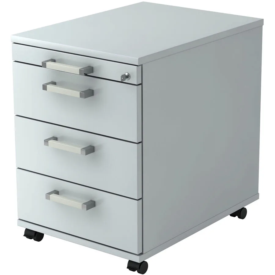 Rollcontainer Office grau Holzwerkstoff B 42.8 H 59 cm