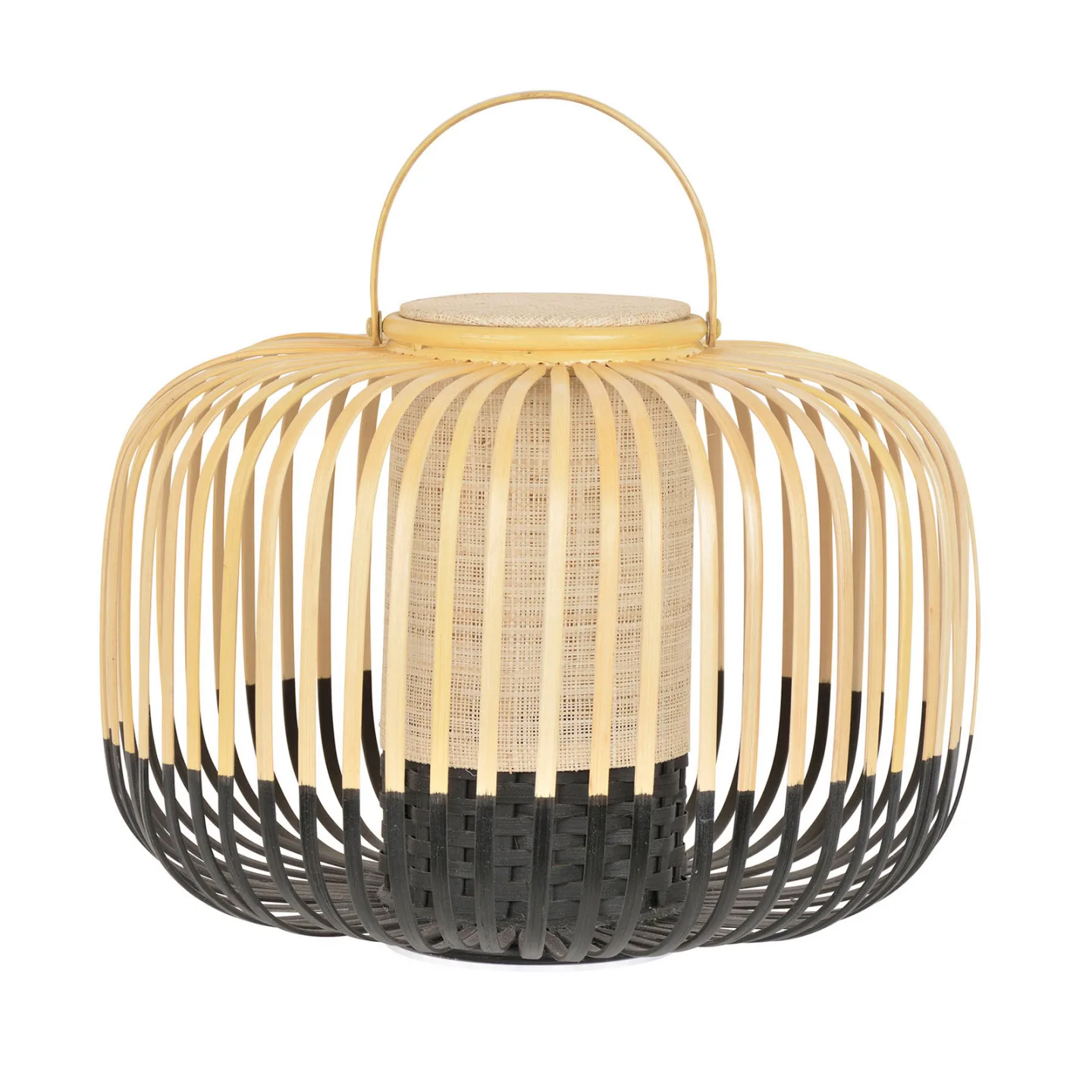 Take A Way Portable Bordlampe S Black - Forestier Take A Way S - Terrasse - Design - Bambus - Lykt