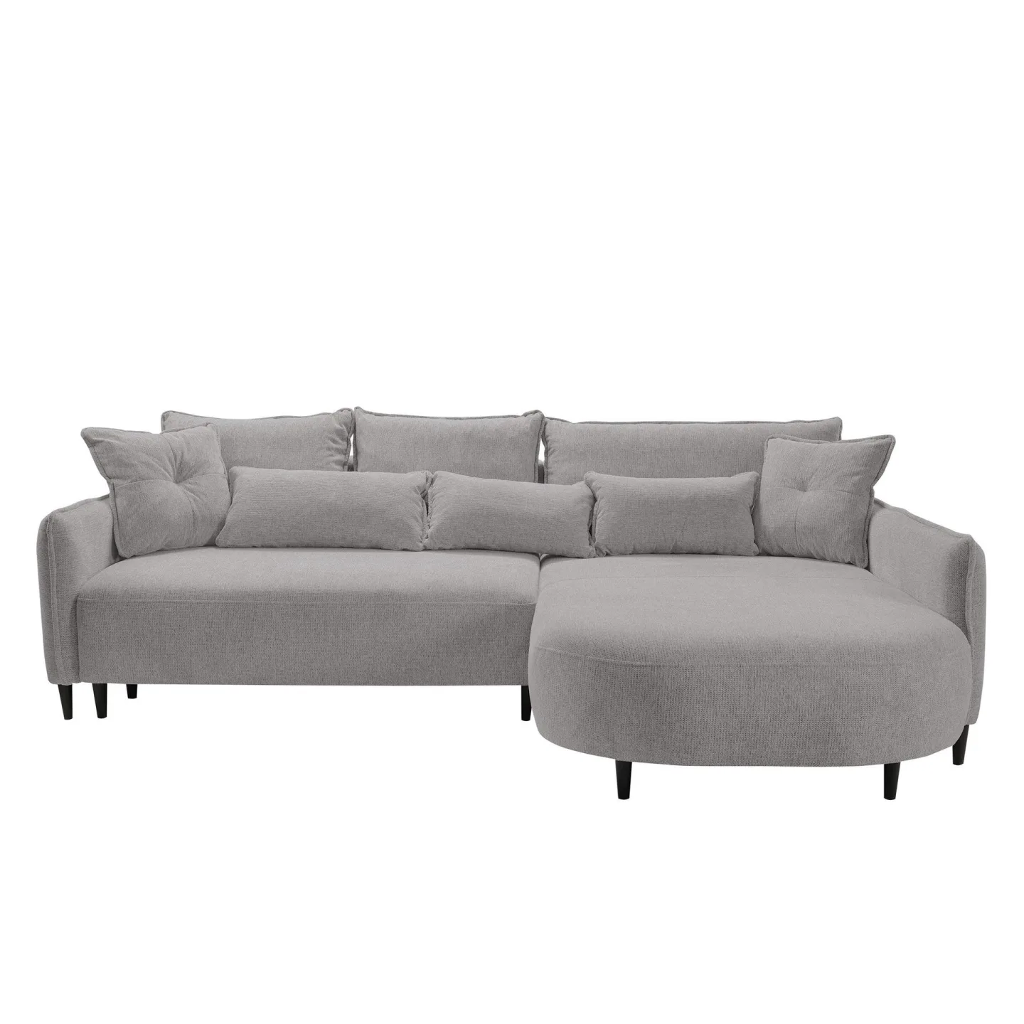 Bornalle 3-sits Bäddsoffa med divan - grå