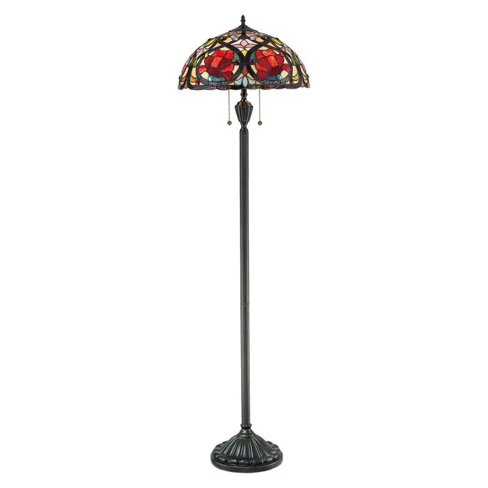 Elstead Lighting - Larissa - Tiffany lampor - Flerfärgad