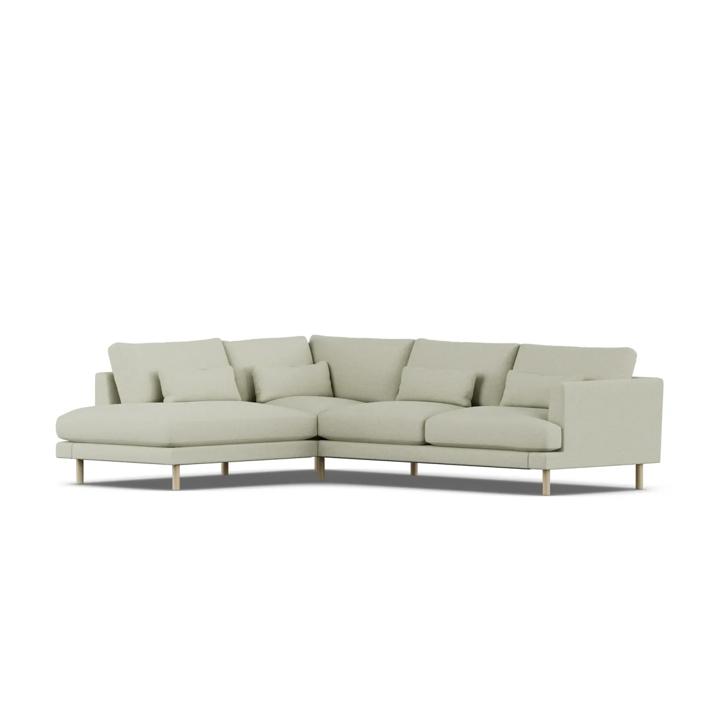 1898 Bredhult Sofa Luiza Beige 3981-Eiche weiß geölt, 3-sitzig A2