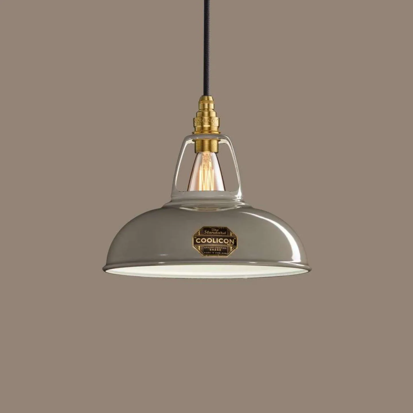 Original 1933 Design Pendelleuchte Original Grey - Coolicon - Wohnzimmer - Metall