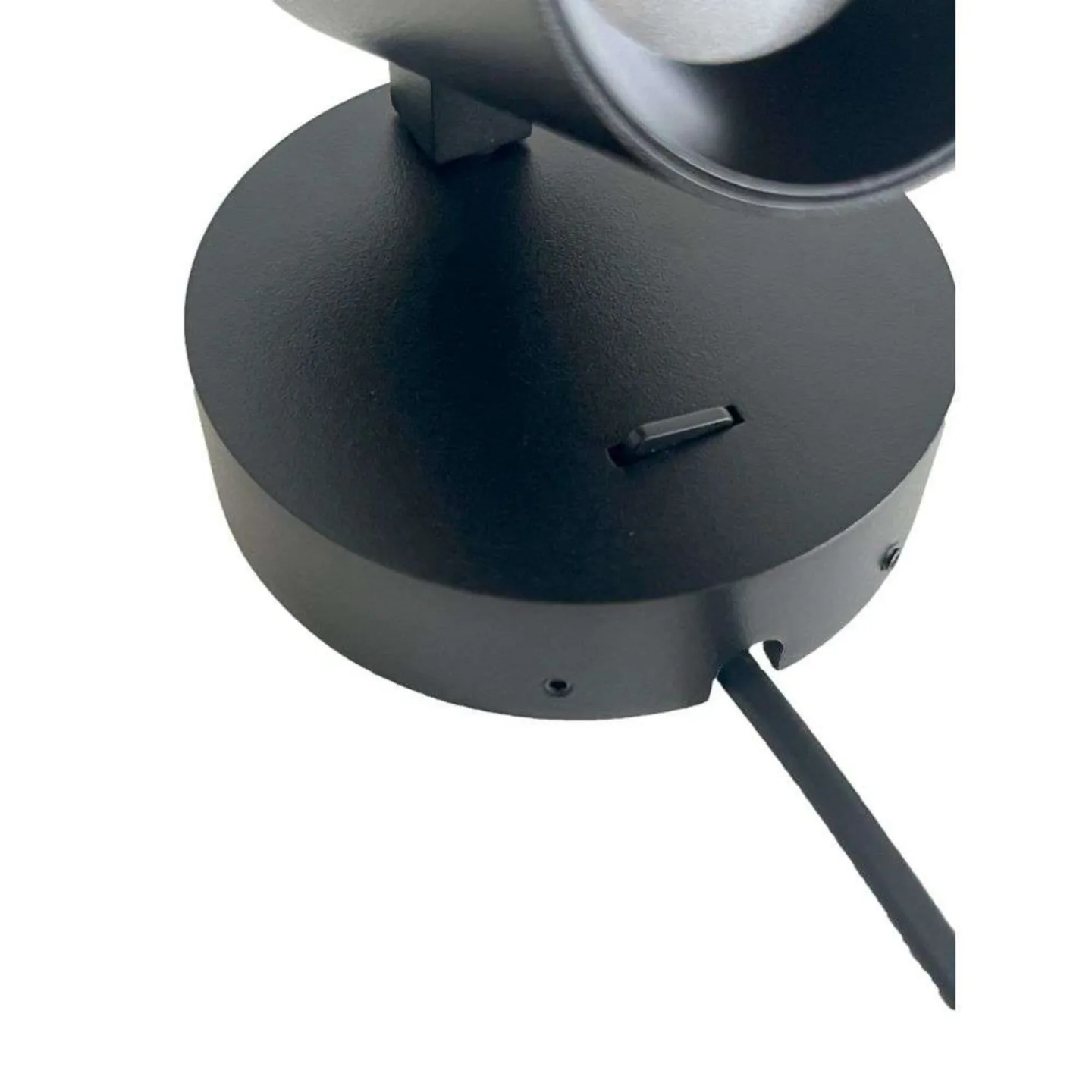 SpotOn Circle1 Væglampe w/Switch Sort - Antidark - Stue - Aluminium