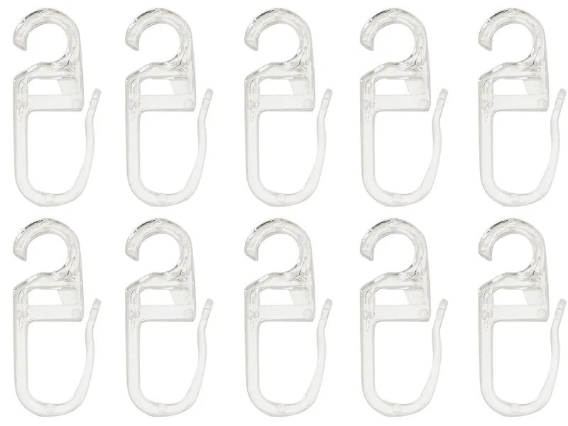 Clips plastik weiss