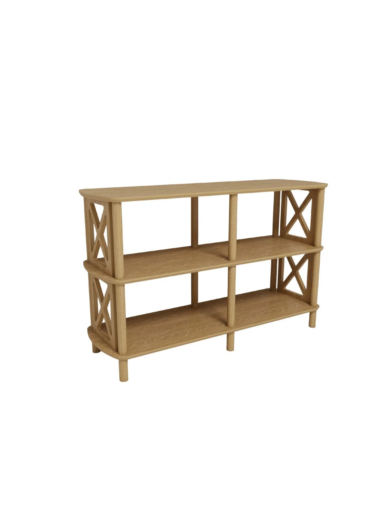 Nerola Bokhylla 80 cm - Ek