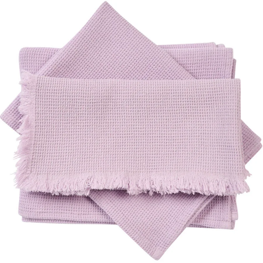 Lavie Servietten Smilla lila 70% Baumwolle / 30% Leinen 45 x 45 cm
