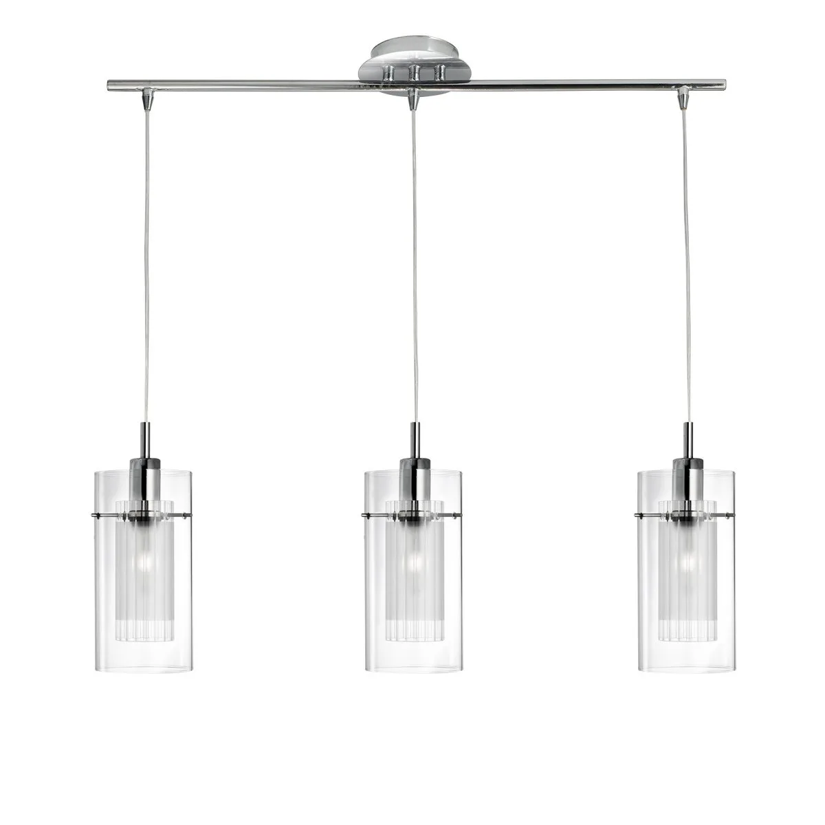 Searchlight - Duo 70cm - Taklampa - Krom